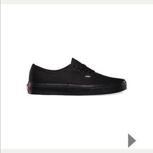 All black Vans 7 1/2 Almost new :))